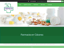 Tablet Screenshot of farmaciamunozpereira.com